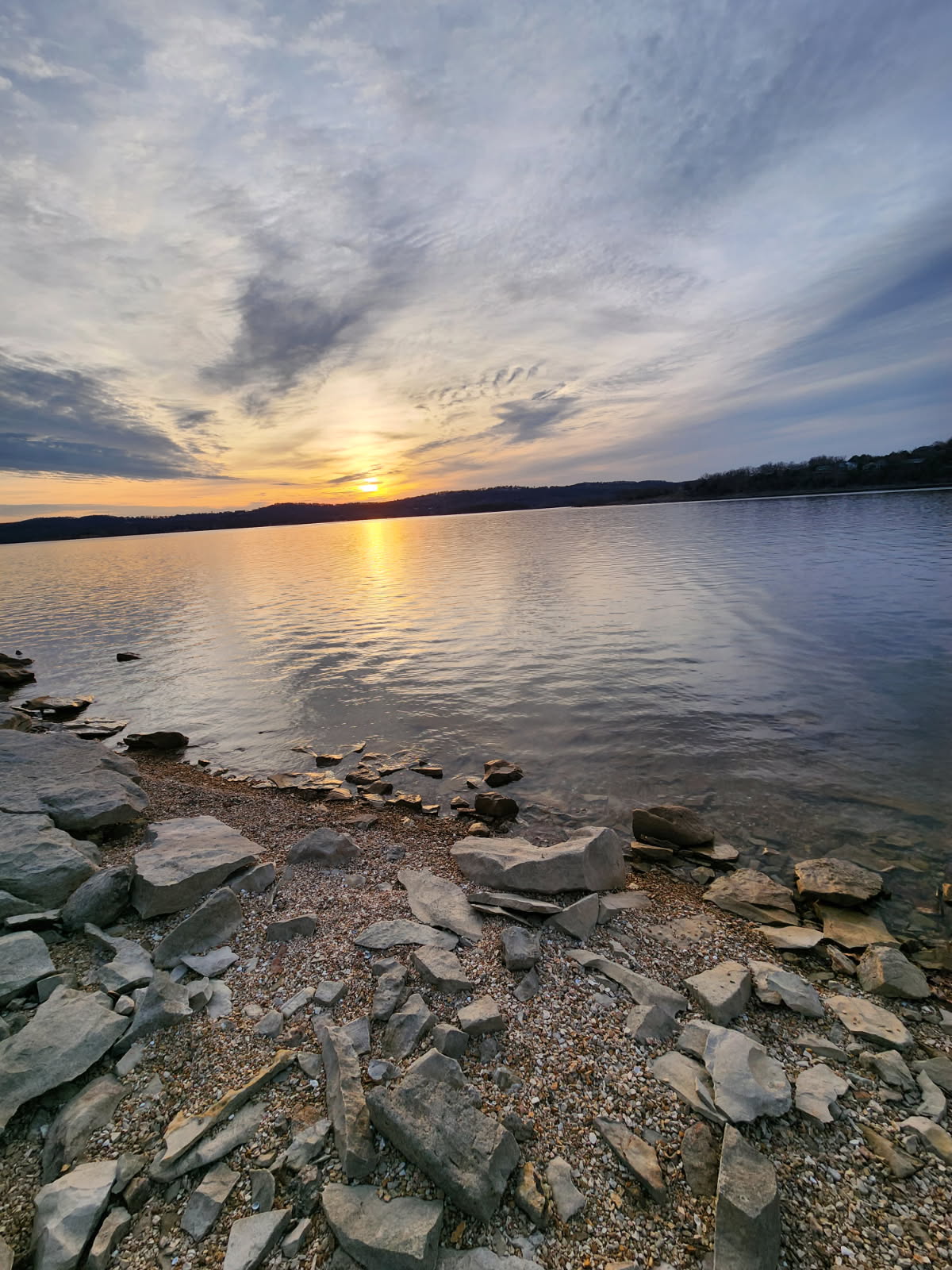 Sunset over the Ozarks